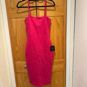 Lulus new midi pink dress